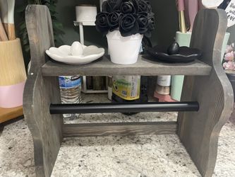 Paper Towel Holder With Top Shelf 