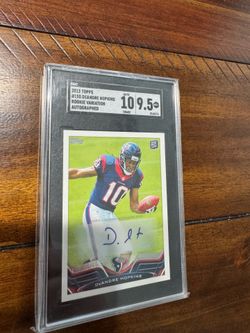 Deandre Hopkins auto SGC 9.5