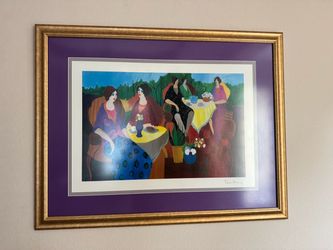 Itzchak Tarkay Framed Art Print 37 X 29