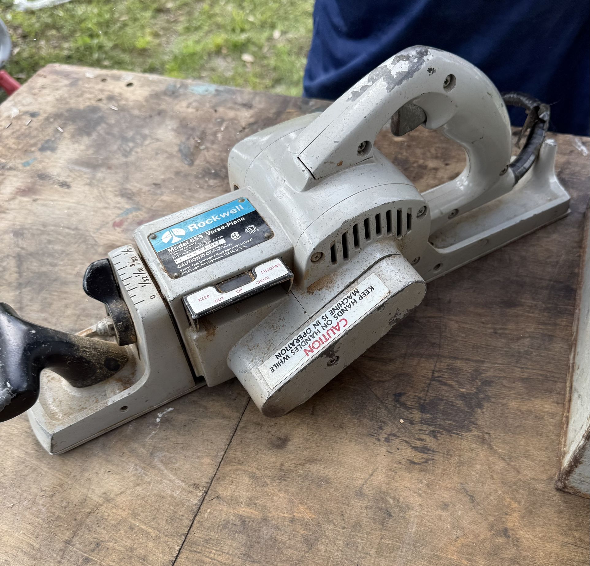 Rockwell Versa-Planer Model 653