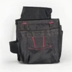 Black Electrician Tool Pouch 8x11 Utility Belt Construction