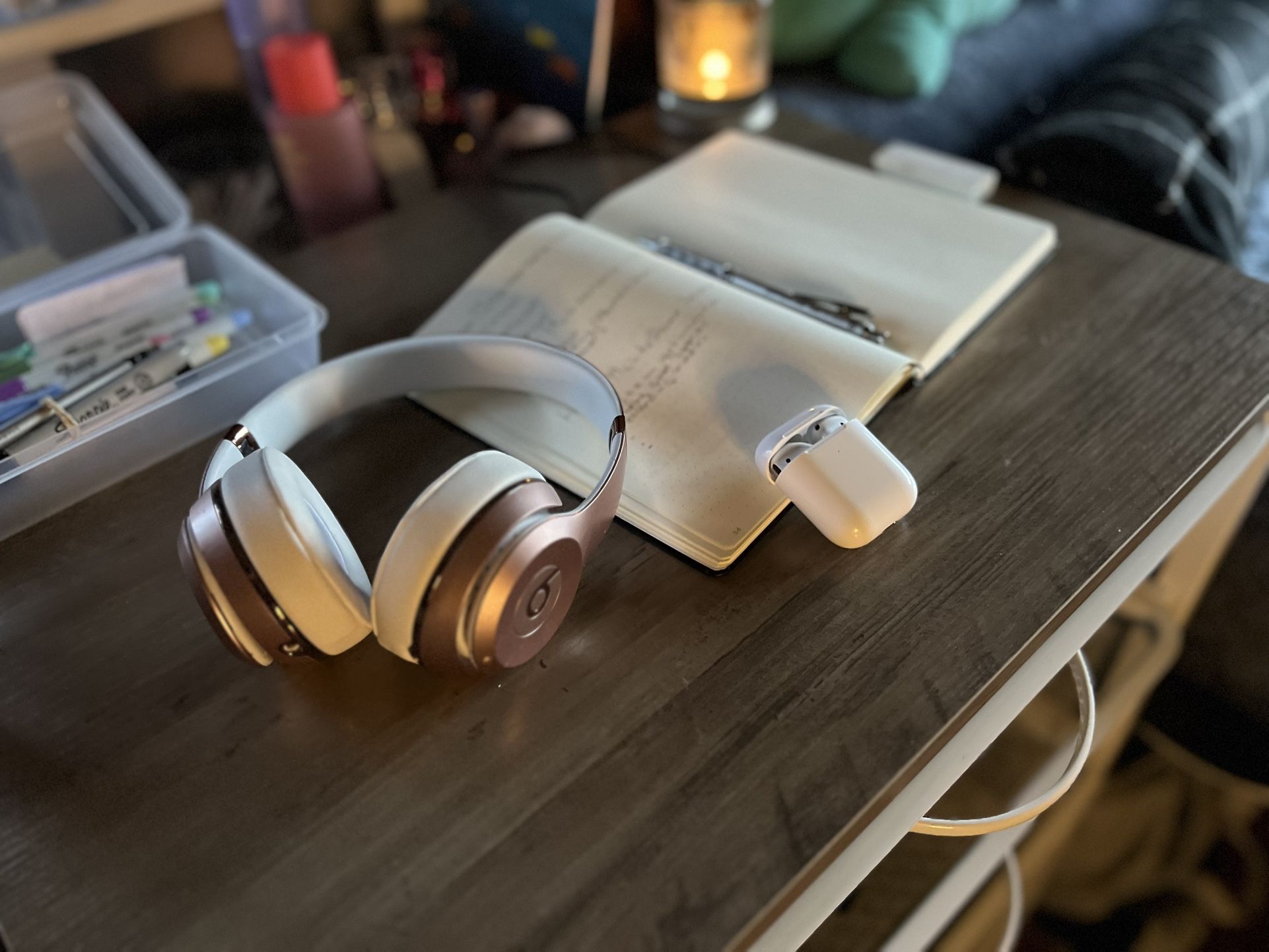 Beats Solo3 Wireless Headphones + True Wireless Earbuds Bundle