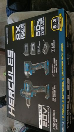 Hercules brushless hammer drill , impact gun