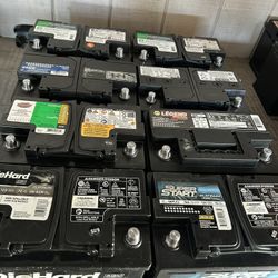 New And Rebuilt And Used Car Batterys 