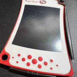 Boogie Board Jot Pocket Reusable LCD Writing Tablet with 4.5” Screen White/Red