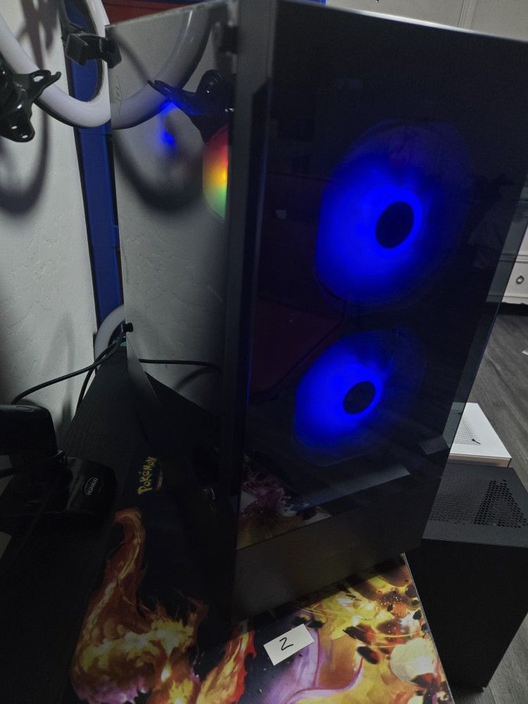 Black-blue Gaming PC/ Open To Trade