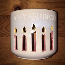 Happy Birthday Candle Holder