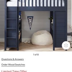 Pottery Barn Charlie loft and bed system