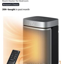 Portable heater and air purifier