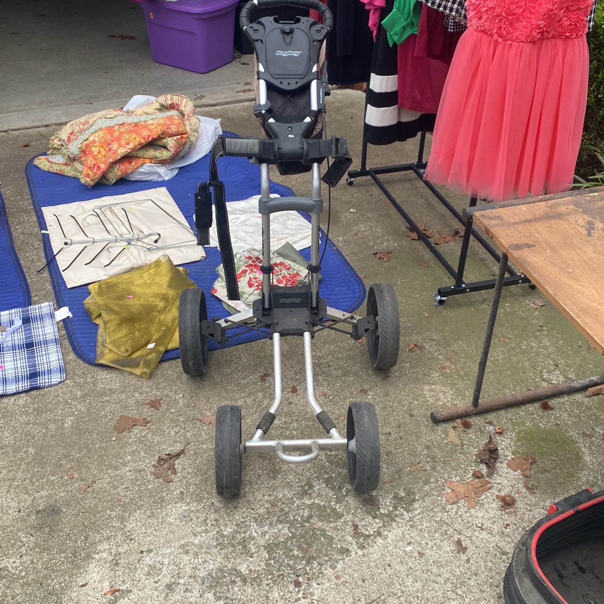 Bag boy walking Cart