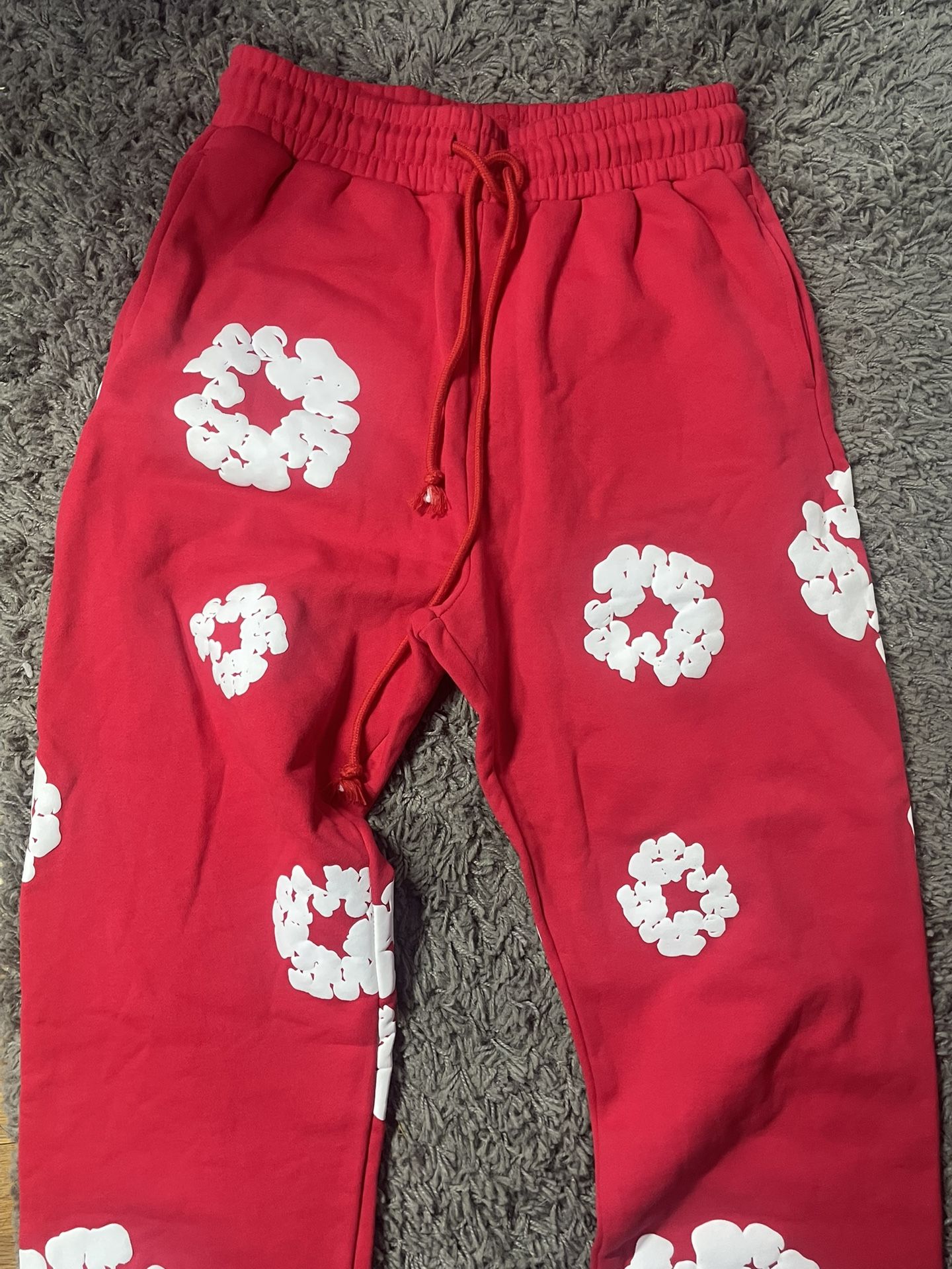Denim Tears Sweatpants Size Medium “Red”