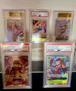 One Piece Cards PSA & BGS 10