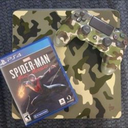 PS4 W/game & controller 