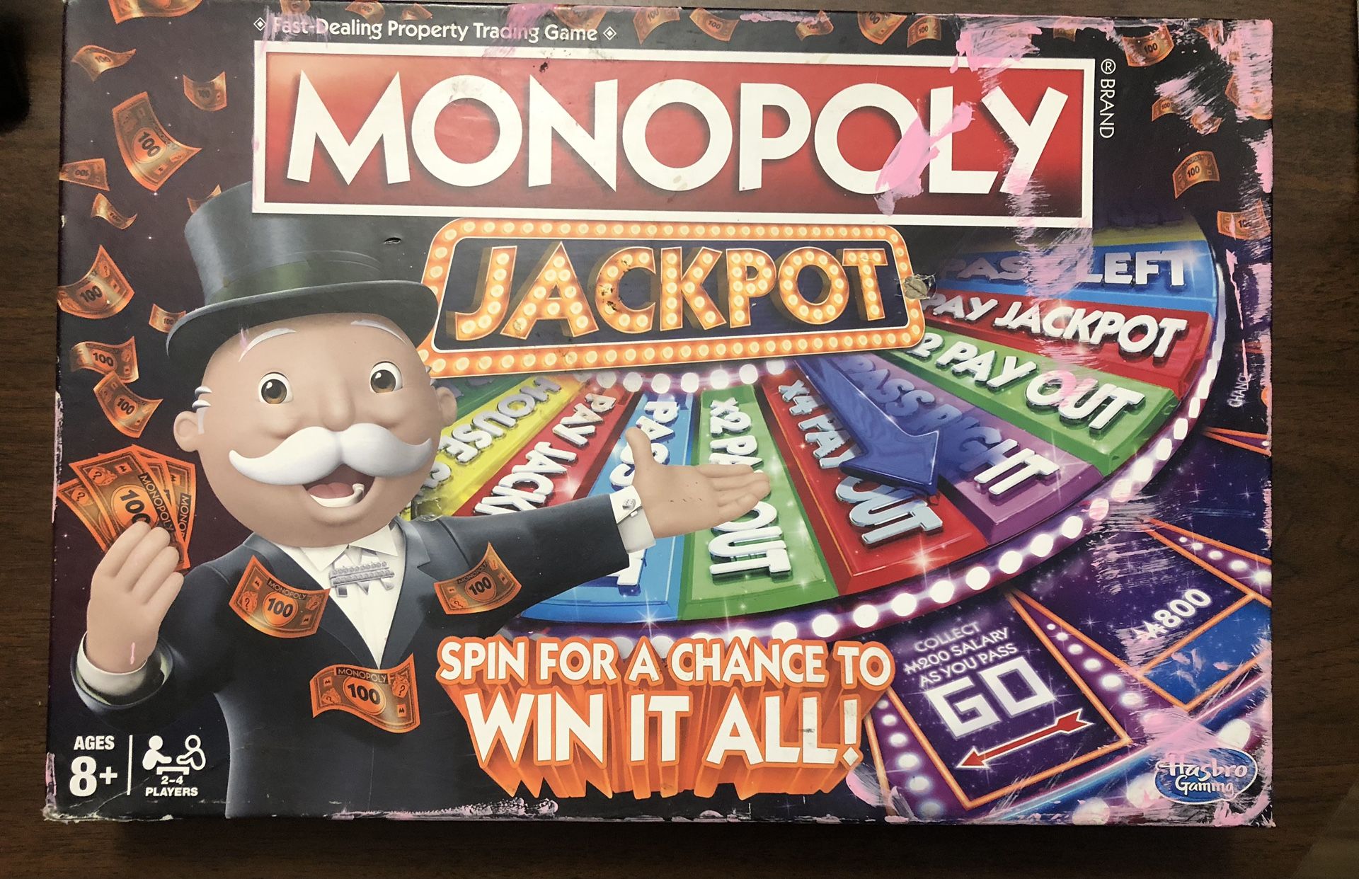 Jackpot Monopoly Board Game