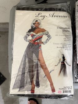 Leg Avenue Dalmation Dame Costume Size M