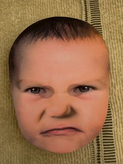 Bobble Hedz - Angry Baby Mask