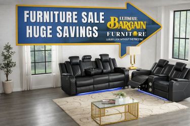 LED Power Reclining Sofa