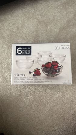 6 piece glass bowl
