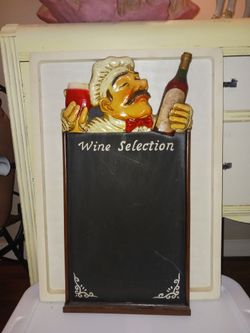 Beautiful large chef chalkboard