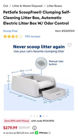 Automatical Self Cleaning Litter Box
