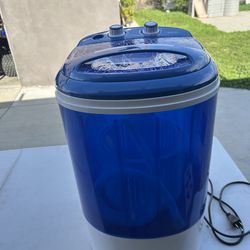 Portable Mini Washing Machine 8 Ibs Washing Capacity Semi-Automatic Compact Washer Spinner Small Cloth Washer Laundry Appliances for Apartment, RV, Ca