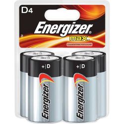 Energizer D Battery 4 pack