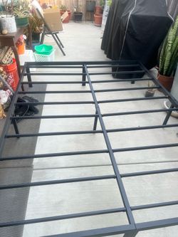 Queen bed and mattress