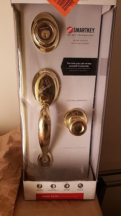 Kwikset smart key technology door handle