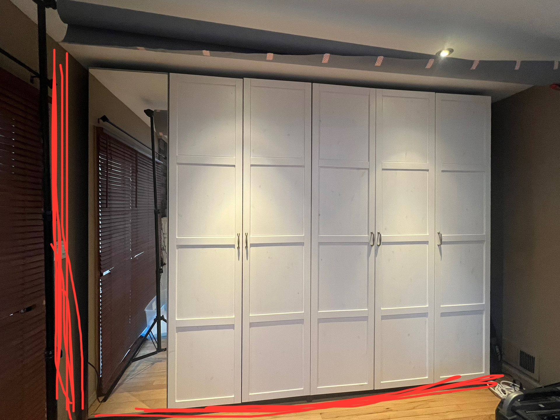 Wall To Wall IKEA Closet Paid Over $1500 Asking For Best Offer And Pick Up today Before 3