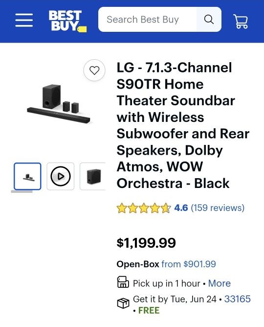 LG Soundbar Dolby Atmos