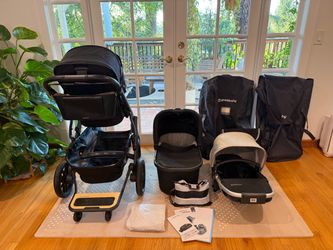 UPPAbaby VISTA V2 Complete Stroller Set + RumbleSeat + Bassinet