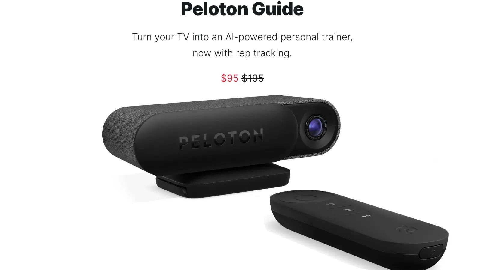 Brand New Peloton Guide Smart Workout System Camera