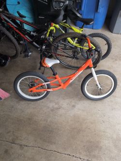 Orange tykesbykes Balance Bike