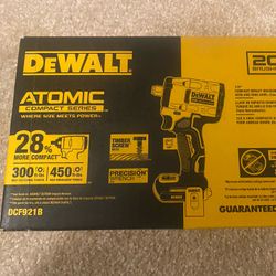 DEWALT ATOMIC 20V MAX Cordless Brushless 1/2 in. Variable Speed Impact Wrench 