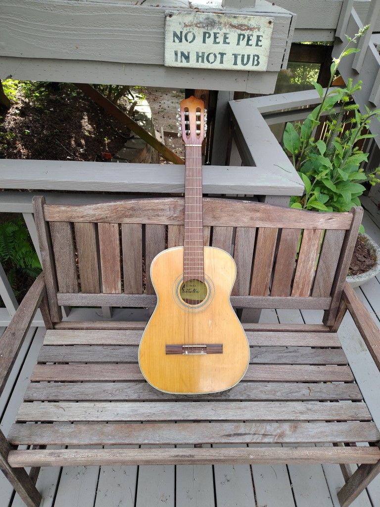 Vintage Esteller Aquatic Guitar