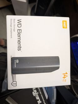 WD Elements 14TB External Hard Drive