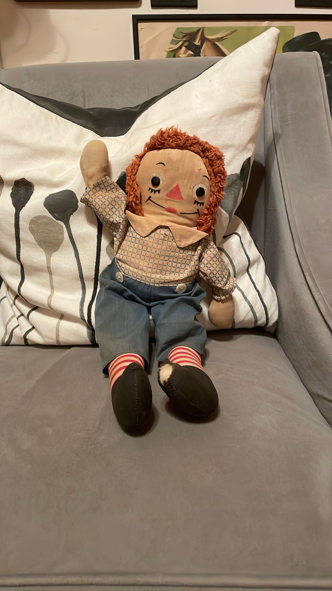 15 “ Johnny Gruelle Georgene, Raggedy Andy Doll