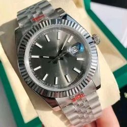 Black Face Silver Cas Men's Watch 40mm Gift