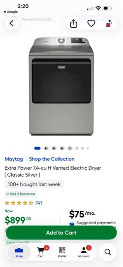 Maytag Electric Dryer