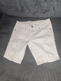VIP denim torn shorts