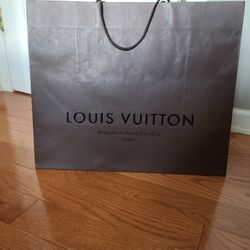 Louis Vuitton Brown Gift Bag