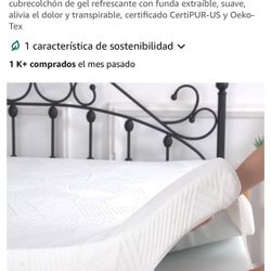 New Mattress Topper 3- Inch Gel Memory Foam 