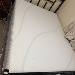 King Size Bed Frame With Mattress For Sale