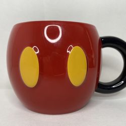 Mickey Mouse Buttons Mug 25th Anniversary Coffee Cup Disney Store 
