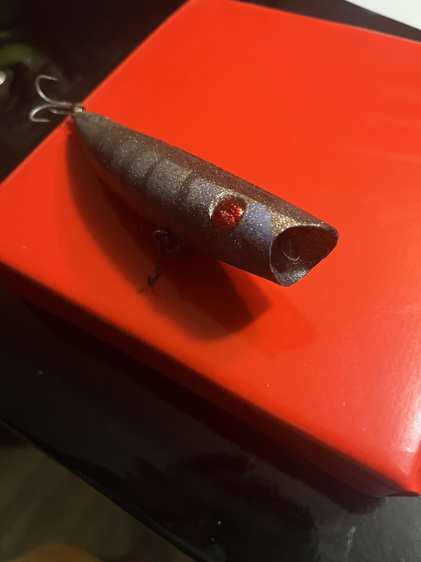 LUNKER LUNCH LURES-MANIC MENHADEN”-6” Topwater Plug
