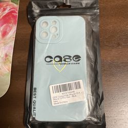 Blue iPhone 13 Pro Max Case With Gold Heart