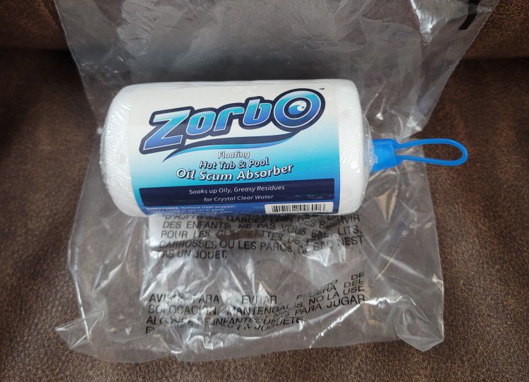 New ZorbO Hot Tub Spa & Pool Oil Scum Absorber for Naturally