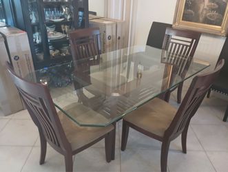 I have a nice dining table and chairs