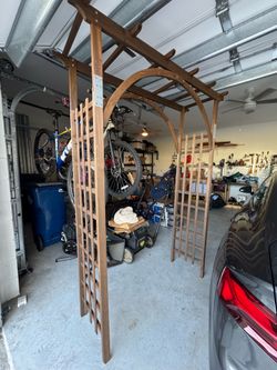 Wooden Arbor Trellis Outdoor/Indoor