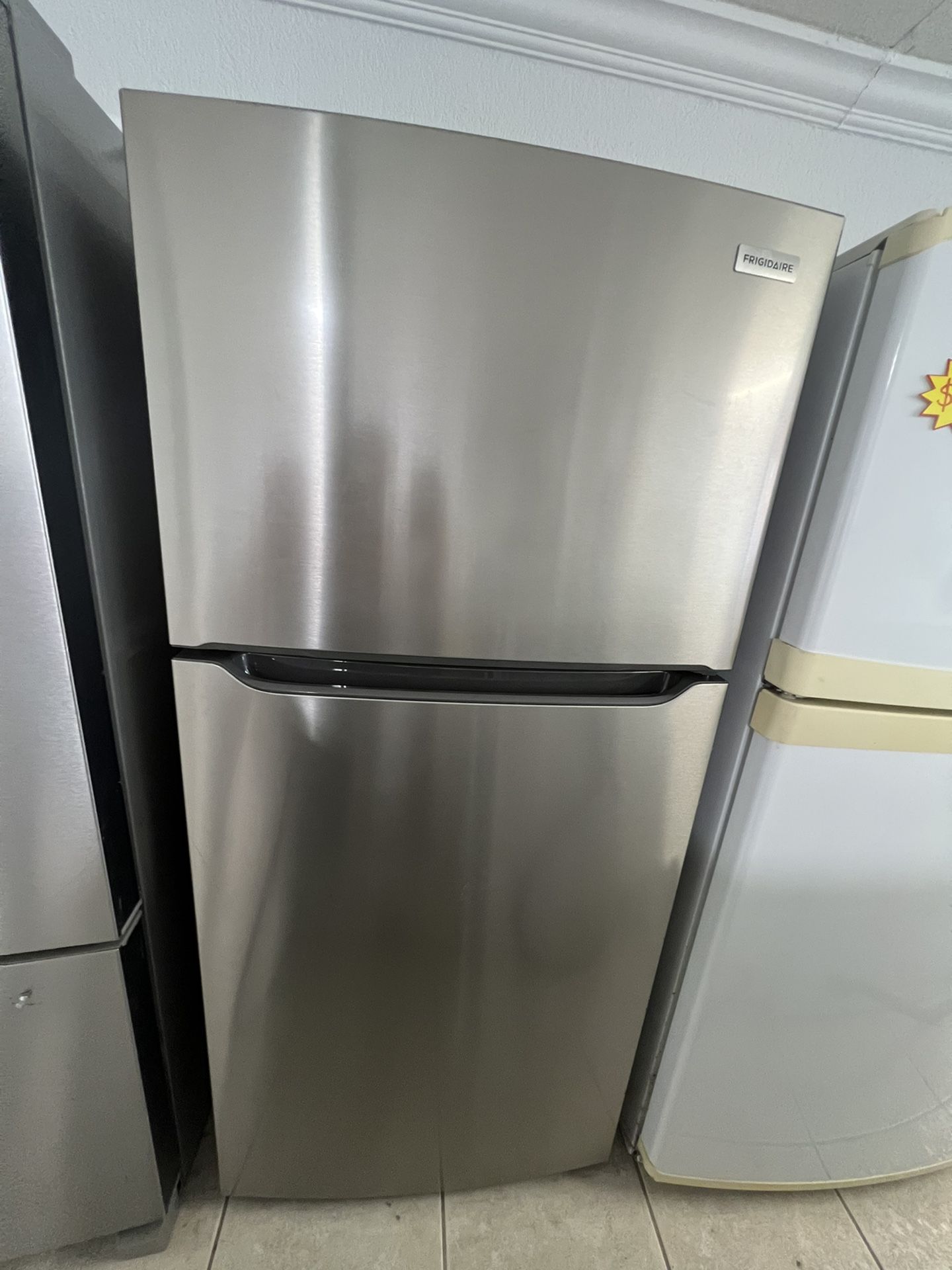 Top And Bottom Fridge Stainless Steel Frigidaire 